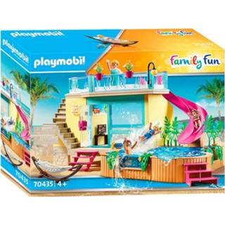 👉 Zwembad PLAYMOBIL Family Fun - Bungalow met 70435 4008789704351