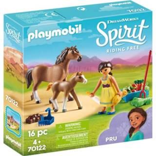 👉 PLAYMOBIL Spirit Riding Free - Pru met paard en veulen 70122