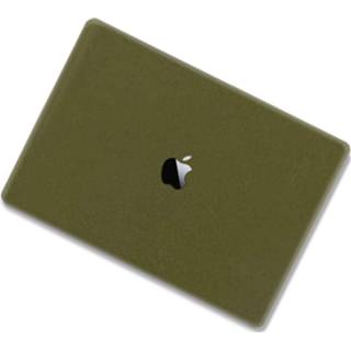 👉 Coverhoes hardcase hoes groen donkergroen Sand Army Green kunststof Lunso - cover MacBook Pro 16 inch 9145425535520