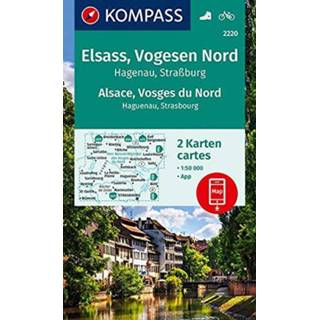 👉 Kompass Wanderkarte 2220 Elsass Vogesen Nord 9783990447550