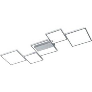 👉 Plafondlamp zilver metaal staal binnenverlichting Trio Sorrento 120 x 48 cm 4017807448207