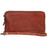 👉 Portemonnee leer nederlands volwassenen vrouwen cognac Old West / Clutch Paint Rock 8717924217149