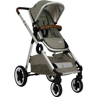 👉 Kinderwagen zilver massieve banden zwenkwielen voor stad zwart kinderen Qtus DuetPro Alu