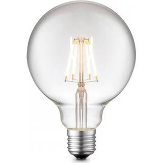👉 Helder glas modern binnen transparant a+ Home sweet LED lamp Globe G95 E27 6W - 8718808126861