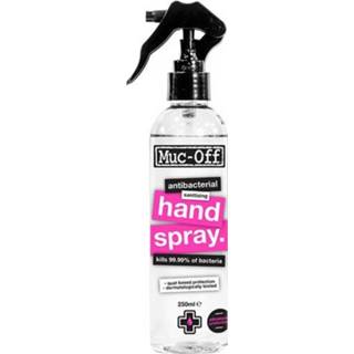 👉 Transparant kunststof zwart Muc-Off handspray desinfectie 250 ml 5037835207019