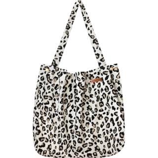 👉 Wit Mommy tote bag White leopard jaquard 6013701614623