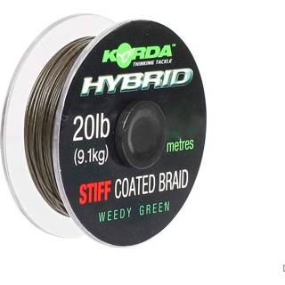 👉 Donkergroen Weedy Green Korda Hybrid Stiff - 20lb 15m 5060660630257