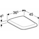 👉 Toilet zitting icon toiletzitting wit Geberit met deksel, softclose en quick release, topfix, 4025410726117