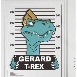 👉 Deursticker Post NL nederlands Deur sticker Aanpasbare dinosaurus T-Rex
