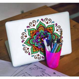 👉 Post NL nederlands mannen Stickers voor laptop Klassieke mandala