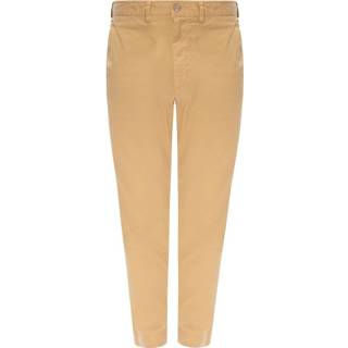 👉 Broek w32 w31 w33 w29 w34 w30 w28 male beige Trousers with logo