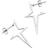 Oorsteker zilverkleurig oorbellenset Wildcat Star Earstuds Pair Oorstekers 4251392144148