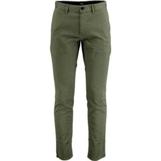 👉 Broek male groen Slim fit Schino-Modern trousers