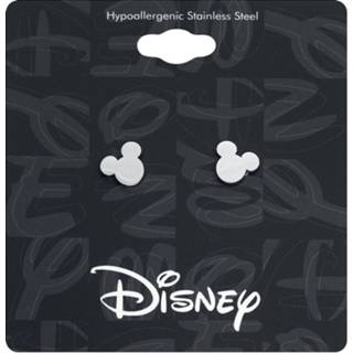 👉 Mickey & Minnie Mouse - Disney by Couture Kingdom - Micky Head - Oorbellenset - Vrouwen - zilverkleurig