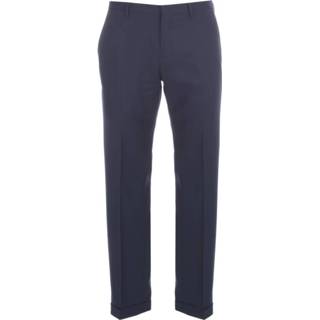 👉 Male blauw Wool Pants