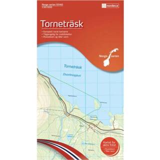 👉 Wandel kaart Nordeca - Wander-Outdoorkarte: Torneträsk 1/50 Wandelkaart Auflage 2011 7071940101402