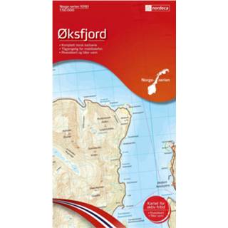 👉 Wandel kaart Nordeca - Wander-Outdoorkarte: Oksfjord 1/50 Wandelkaart Auflage 2012 7071940101617