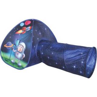 👉 Jongens blauw Bino Tent met tunnel, astronaut 4019359828247