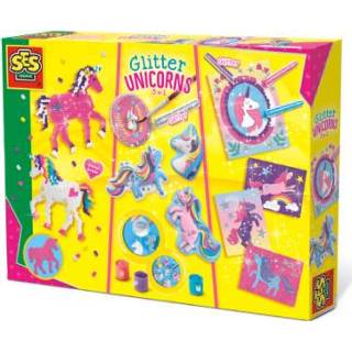 👉 Meisjes kleurrijk SES Creativ e® glinsterende eenhoorns 3-in-1 8710341147198