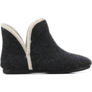 👉 Pantof fels stof antraciet vrouwen CM Comfort Dames Pantoffels in (Antraciet) 8719656456230