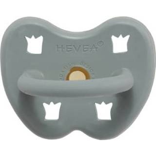 👉 Speen grijs natuurrubber rubber meisjes HEVEA Fopspeen - / Schitterend orthodontisch kroon (vanaf 3 maanden) 5710087420312