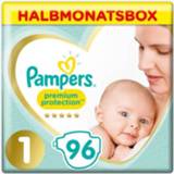 👉 Pamper jongens baby's Pampers Premium Protection New Baby Gr.1 Newborn 2-5kg halve maandbox 96 stuks 8001090299819