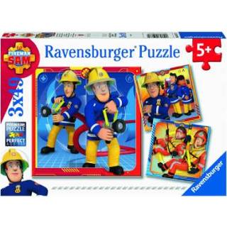 Puzzel meisjes Ravensburger 3 x 49 stukken Brandweerman Sam: onze held Sam 4005556050772