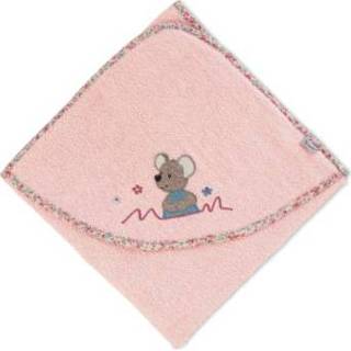 👉 Badhanddoek zachtroze meisjes Sterntaler met kap Mabel 80 x cm 4055579957824