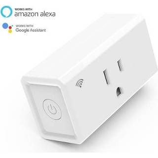 👉 Switch wit WIFI Smart Socket Amazon Alexa Voice Control US white