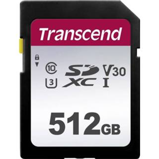 👉 Transcend Premium 300S SDXC-kaart 512 GB Class 10, UHS-I, UHS-Class 3, v30 Video Speed Class