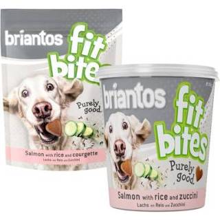 👉 3 x 150 g Briantos FitBites Snack - Lachs mit Reis & Zucchini Nachfüllpack 4062911005419