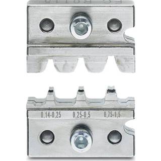 👉 Phoenix Contact CF 500/DIE SC 1,5 1212241 Krimpprofiel Platte insteekhulzen, Platte stekkers 0.14 tot 1.5 mm² Geschikt voor merk Phoenix Contact 467893, 469887
