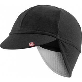 👉 One Size uniseks beige purper blauw rood zwart grijs Castelli - Bandito Cap Fietsmuts maat Size, zwart/grijs 8050949196519