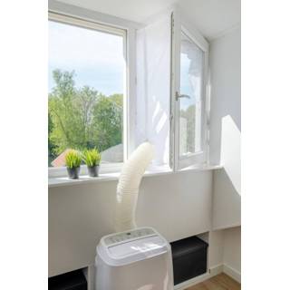 👉 Afsluiter Eurom buitenlucht Window kit met klittenband voor Airco 380941 8713415380941