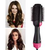 👉 Hair straightener One Step Dryer and Volumizer, 2 in 1 Salon Hot Air Paddle Styling Brush Negative Ion Generator Curler
