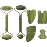 👉 Massager Natural Jade Roller Face Real Stone Gouache Scraper Facial Guasha Massage Board Drop Shipping
