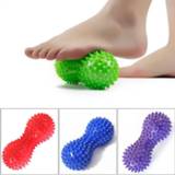 👉 Massager PVC 1pc Massage Ball Peanut Shape Yoga Fitness Stress Relax Body Spiky Pain Relief Health Care