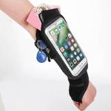 👉 Bike Cycling Wrist Bag Forearm Band Mount Phone Holder Riding Wristband Pouch with Key Card Cash for Sports