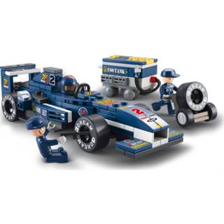 Racewagen blauw Sluban