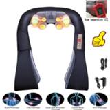 👉 Massager Home Car Electric U Shape Shiatsu Cervical Back Neck Multifunctional Infrared Heated Massage Relax Machine