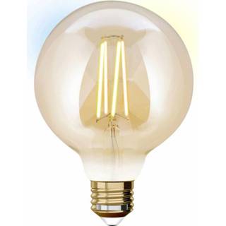 👉 Lutec LED Energielabel A+ (A++ - E) E27 Staaf 9 W = 60 W Warmwit tot neutraalwit (Ø x l) 64 mm x 140 mm Dimbaar, Filament / Retro-LED 1 stuk(s)