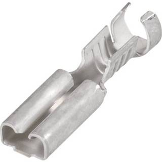 TE Connectivity 1-160304-2 Huls voor platte stekker Insteekbreedte: 6.3 mm Insteekdikte: 0.8 mm 180 ° Ongeïsoleerd 1 stuk(s)