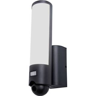 👉 Lutec Elara 5267102118 LED-buitenlamp met bewakingscamera (wand) 18 W Warmwit Antraciet