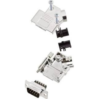 👉 Connectorset Amphenol L17D45PK-M-15+L717DA15PST D-sub male connector-set 45 ° Aantal polen: 15 Schroeven 1 stuk(s) 2050005498508