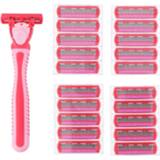 👉 Scheermesje vrouwen Lifetime Scheermessen set - 21 reserve mesjes 8711252148663