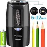 👉 Pencil large Tenwin Automatic Electric Sharpener Heavy Duty Stationery For Colored Pencils Mechanical USB Children Artists