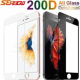 👉 Screenprotector glas 200D Full Tempered Glass For iPhone 7 8 6 6s 5 5S 5C SE 2020 Screen Protector Plus Protective Film Case