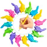 Pencil silicone kinderen baby's 10 pcs/lot Kids Pen Holder Baby Learning Writing Tool Correction Device Fish Grasp Aid Grip Stationery