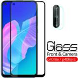👉 Cameralens 2 in 1 camera lens tempered Glass For huawei p40 lite E light p 40 40lite p40liteE screen protector protective Film