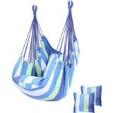 👉 Hangmat kinderen 120KG Weight Capacity Hammock Chair Swing Seat Travel Camping Garden Kids Portable Hanging with/no Pillow